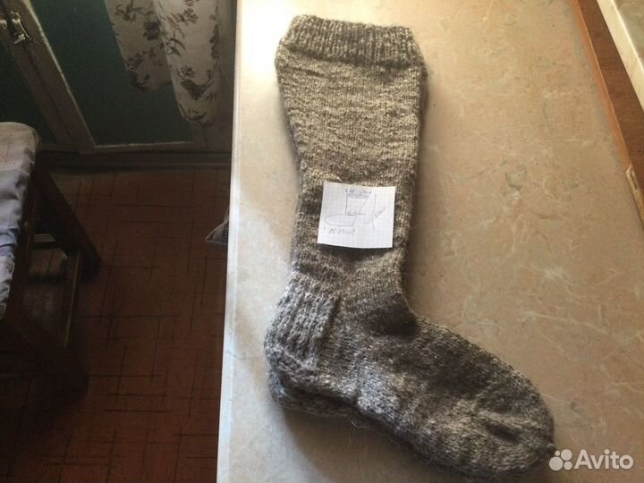 Шерстяные носки. Специальный размер