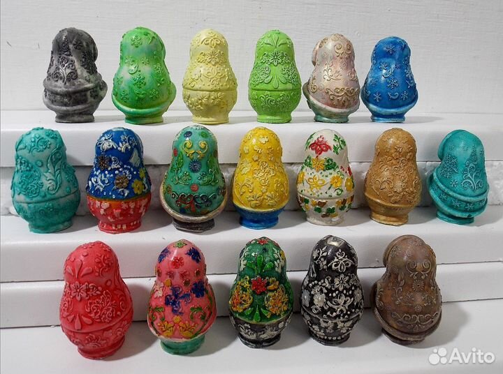 Фигурки матрёшки - Раскраски