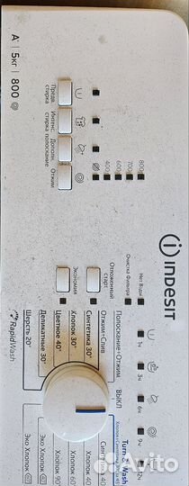 Стиральная машина indesit с вертикальной загрузкой