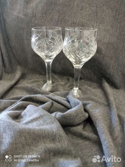 Хрустальные рюмки на ножке СССР