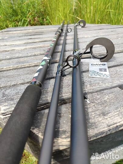 Набор:карповое удилище 3 шт, чехол, подсак,снасти
