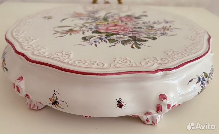 Фарфоровая тортница