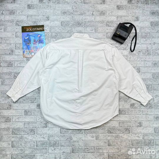 Рубашка Gap Thick White Oxford Shirt Vintage