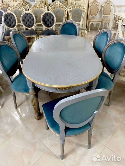 Стол и 6 стульев