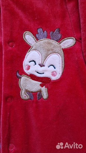 Велюровый комбинезон