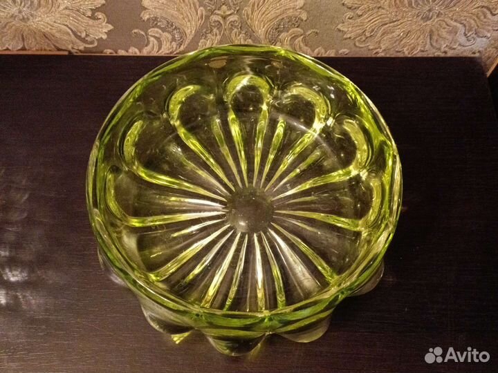 Ваза конфетница СССР хрустальная