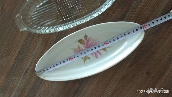 Селедочница Дулево стеклянная