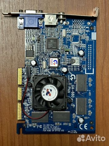 Видеокарта AGP GeForce riva TNT2 32Mb купить в Москве | Электроника | Авито