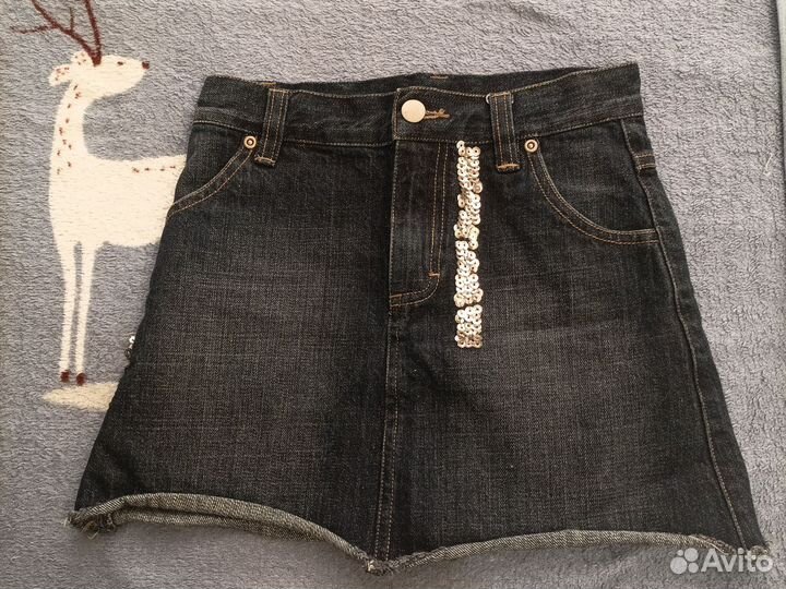 Джинсовая куртка для девочки11-12лет