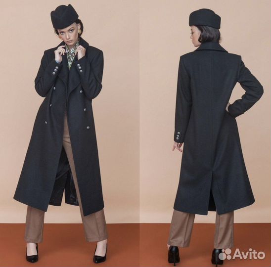 Пальто черное selberg