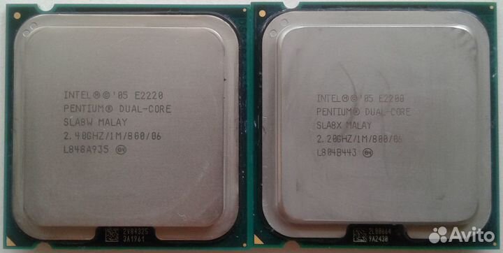 E2160, E2200, E2220 сокет 775