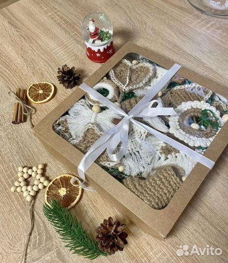 Вязаные ёлочные игрушки