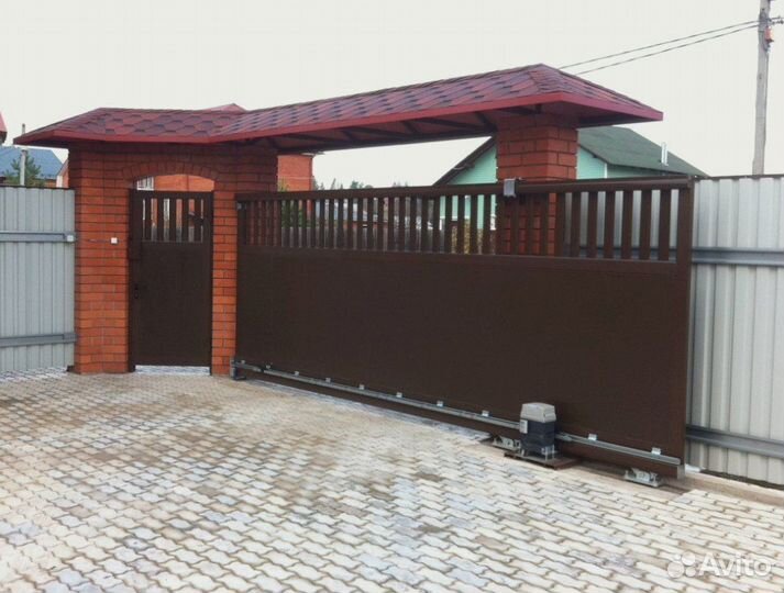 Ворота откатные. Готовый комплект. По размерам