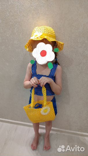 Шляпка и сумочка для девочки