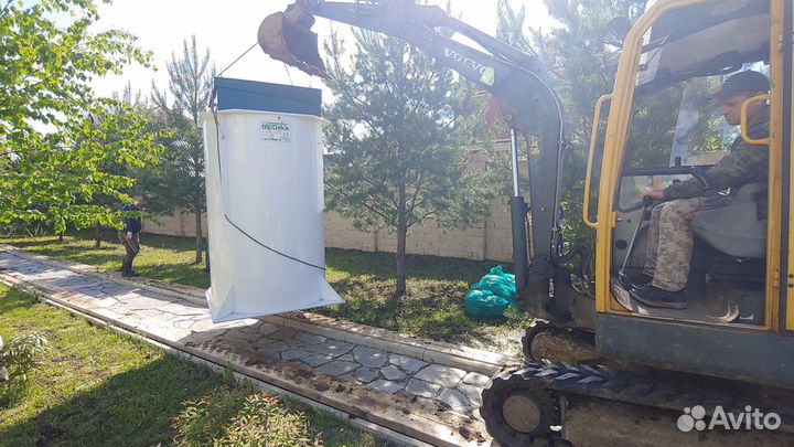 Установка септика под ключ