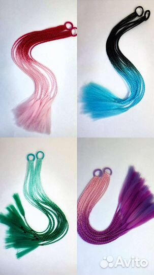 Резиночки с косами