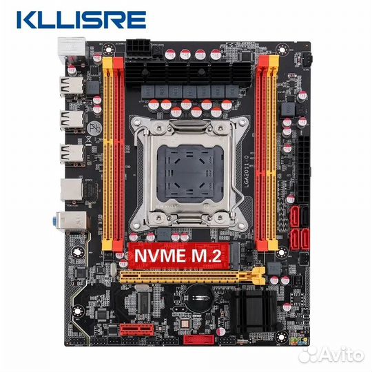 Материнская плата с процессором и памятью x79