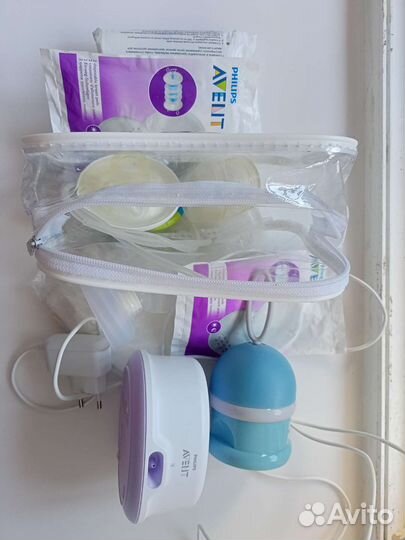 Молокоотсос avent электрический