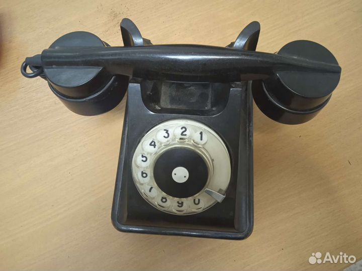 Телефон карболитовый