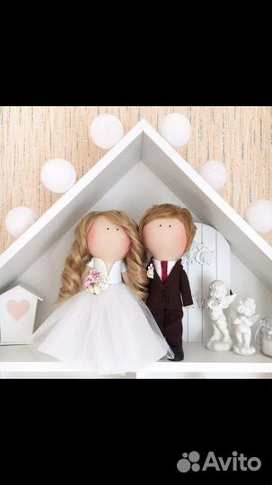 Куклы Свадебные по фото (на Годовщину)