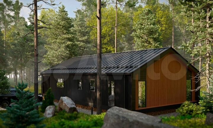 Дом 100 м² на участке 10 сот.