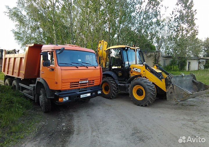 Аренда экскаватора погрузчика трактора