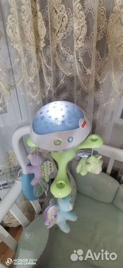 Мобиль на кроватку с проектором