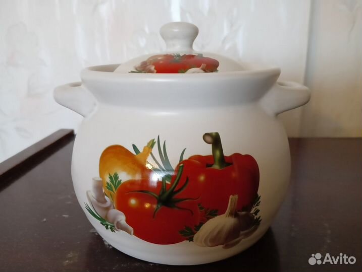 Кастрюля керамическая для запекания