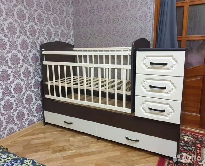 Детская кроватка 3 в 1 трансформер