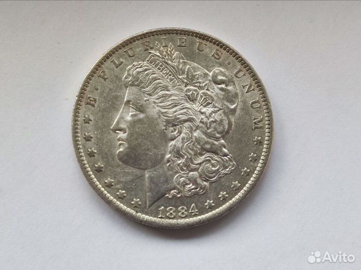 1 Доллар Моргана 1884 Новый Орлеан