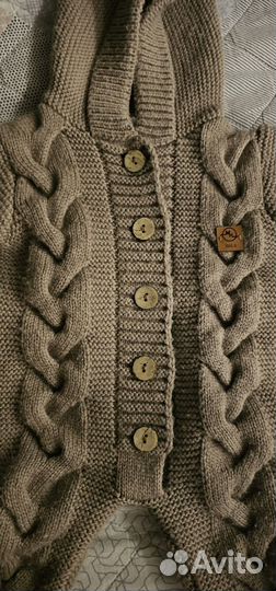 Вязанный комбинезон 62