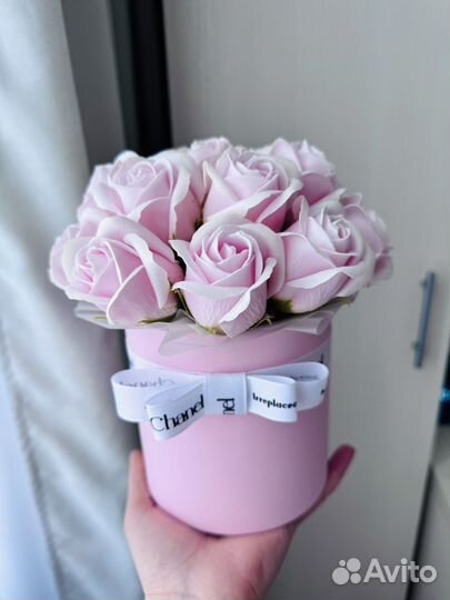 Букет из мыльных роз