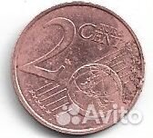 2 евроцента 2008 г. Кипр брак