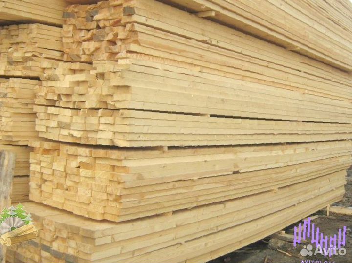 Доска 25 (40,50) х 100 (100, 150, 200) х 6000