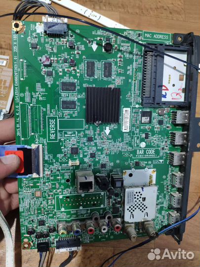 Материнская плата с процессором на тв LG