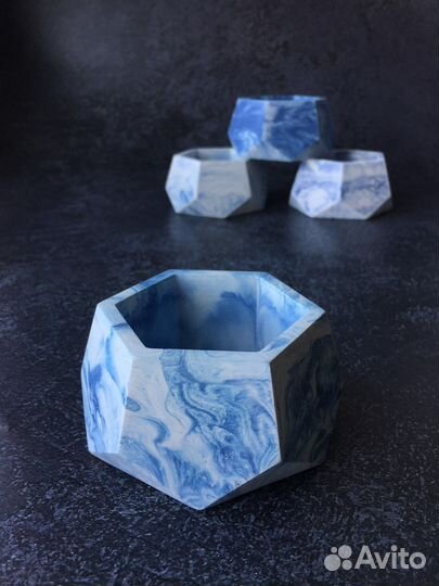 Кашпо из гипса