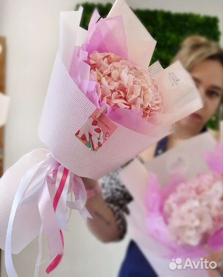 Букет Гортензия стильный