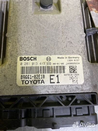 Блок управления двигателем Toyota Auris E150 1.4