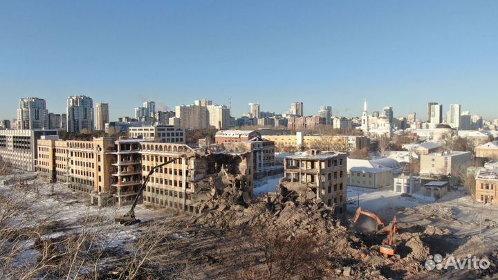 Аренда гусеничного экскаватора с гидромолотом