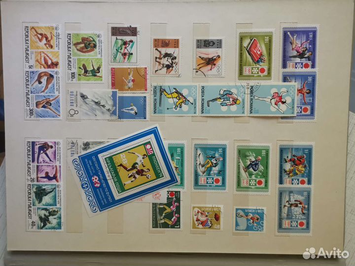 Марки 70-80е гг, коллекция