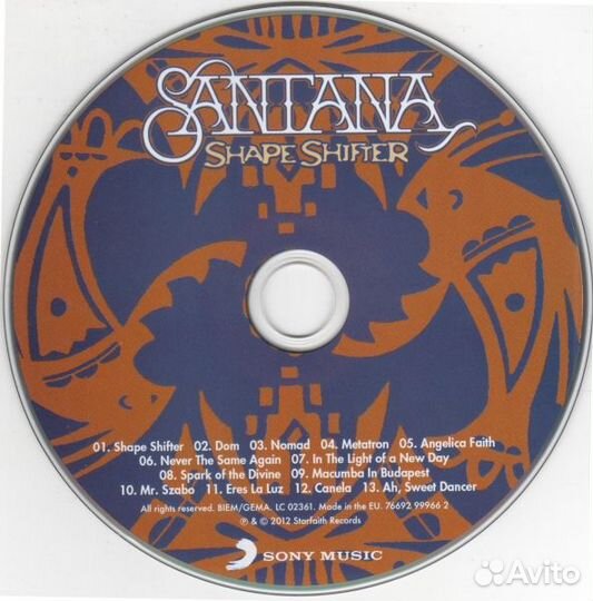 Santana - Shape Shifter (1 CD)