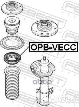 Подшипник амортизационной опоры перед прав/лев