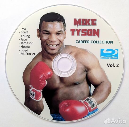 Майк Тайсон коллекция боев на Blu-Ray дисках. Бокс