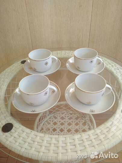 Чайная пара - тонкий фарфор