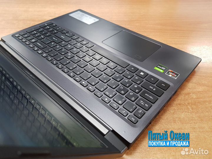 Игровой ноутбук Acer 15 FHD, Ryzen 7 3750H, GTX