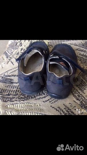 Туфли мокасины детские кожа