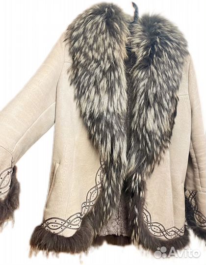 Дубленка натуральная женская 46 48