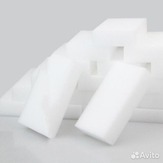 Меламиновые губки -чистка без моющих средств