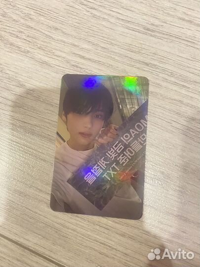 K pop картачка txt,Хюнин кай,голографическая