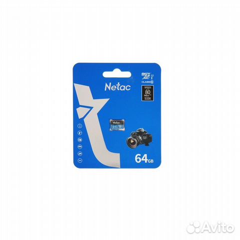 Карта памяти MicroSD Netac 64GB P500 объявление продам